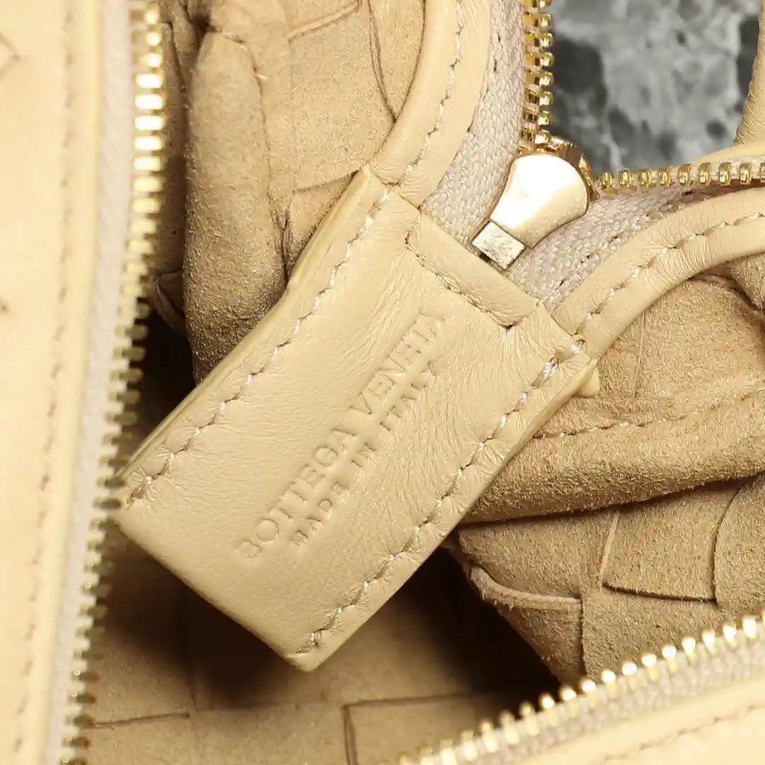 Bottega Veneta BV 680254 Mini Loop Camera Bag Apricot