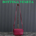 Bottega Veneta BV 680254 Mini Loop Camera Bag Rose Red