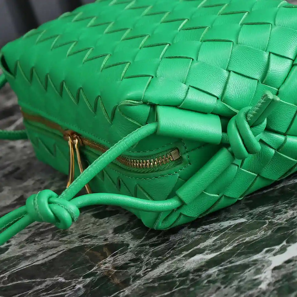 Bottega Veneta BV 680254 Mini Loop Camera Bag Green
