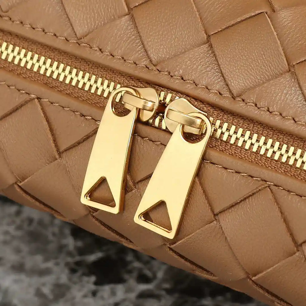 Bottega Veneta BV 680254 Mini Loop Camera Bag Tan