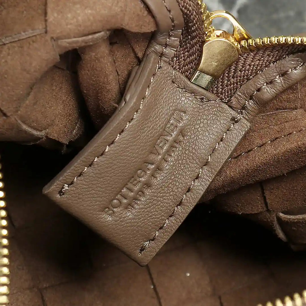 Bottega Veneta BV 680254 Mini Loop Camera Bag Dark Brown