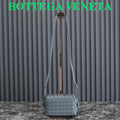 Bottega Veneta BV 680254 Mini Loop Camera Bag Blue