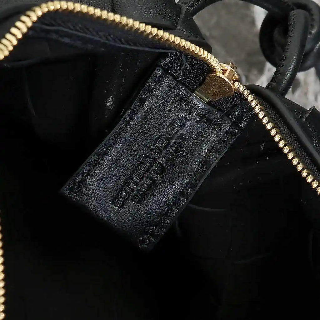 Bottega Veneta BV 680254 Mini Loop Camera Bag Black