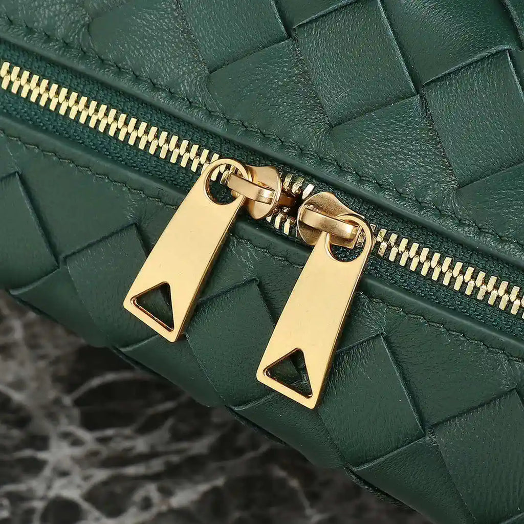 Bottega Veneta BV 680254 Mini Loop Camera Bag Dark Green