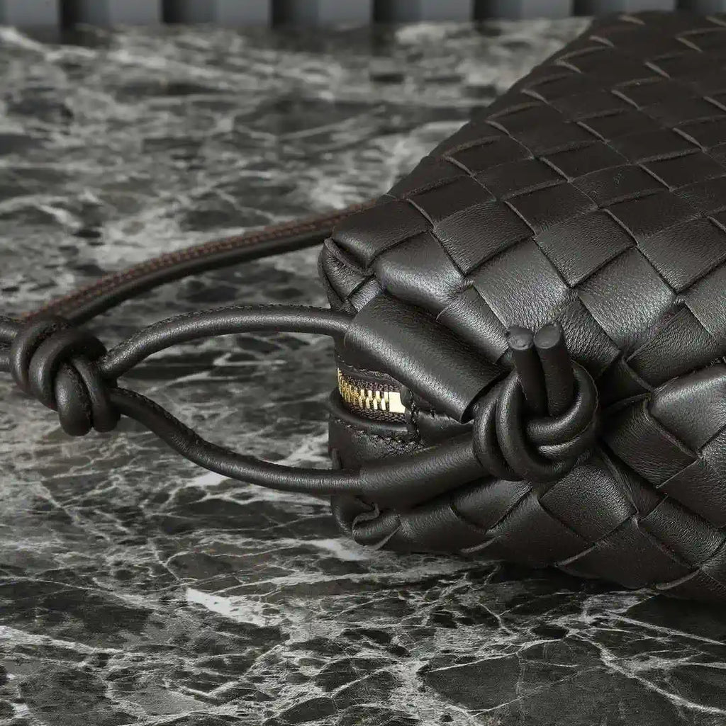 Bottega Veneta BV 680254 Mini Loop Camera Bag coffee Brown