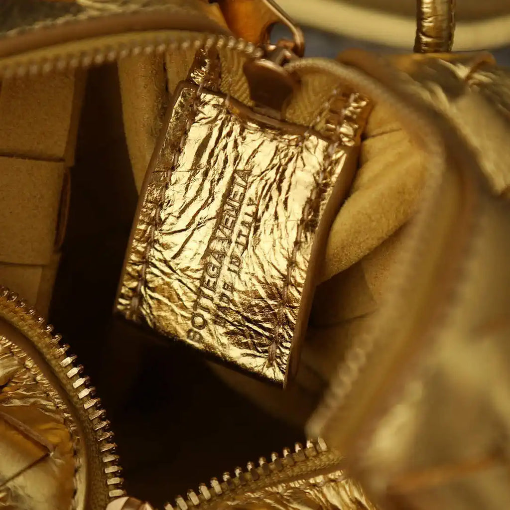 Bottega Veneta BV 680254 Mini Loop Camera Bag gold