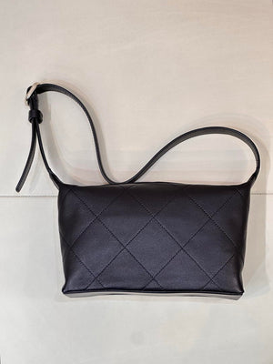 Chanel AS6138 Hobo Handbag Shiny Lambskin & Gold-Tone Metal Black - Default Title - View 8
