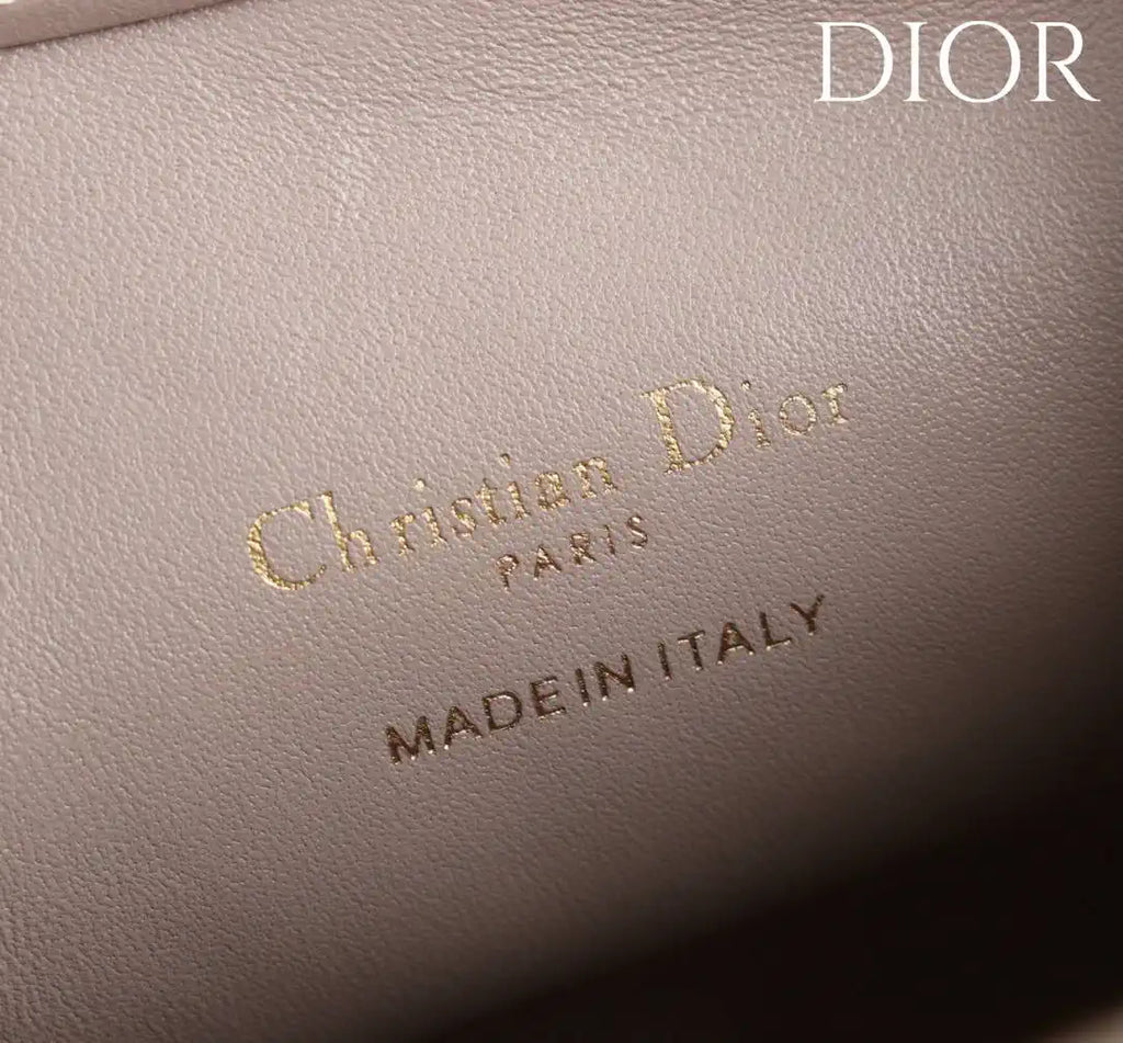 Dior Jolie Top Handle Mini Bag Nude Pink Cannage Lambskin S3123UNJB_M900