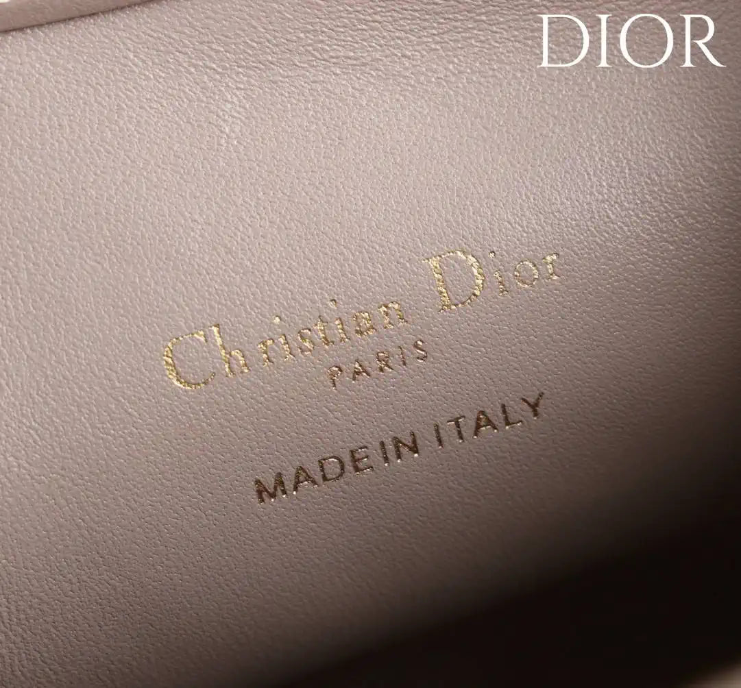 Dior Jolie Top Handle Mini Bag Nude Pink Cannage Lambskin S3123UNJB_M900