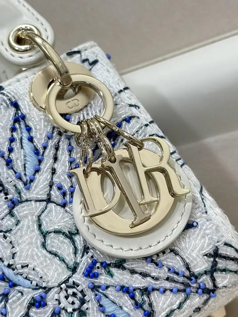 Dior S0856 Micro Lady Dior with Small Trunk Multicolor Embroidered Calfskin Mbox003
