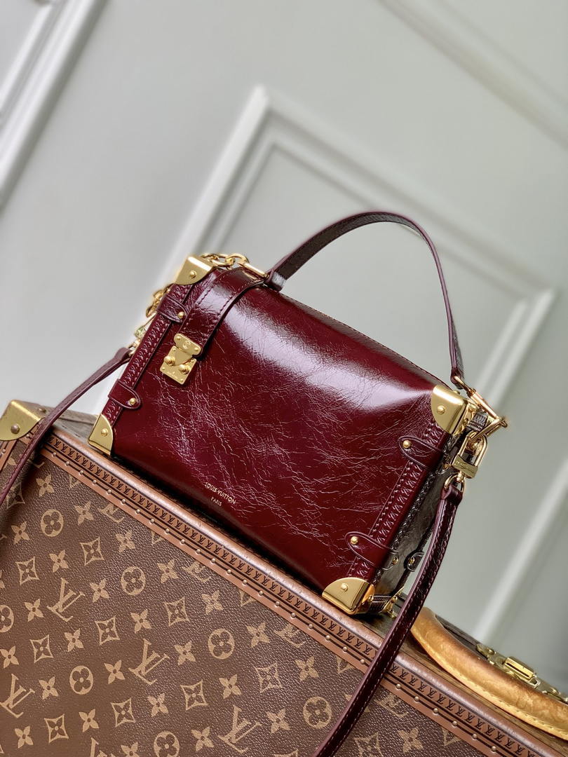 Louis Vuitton LV M26305 Side Trunk MM Bag Wine Red - Default Title - View 1