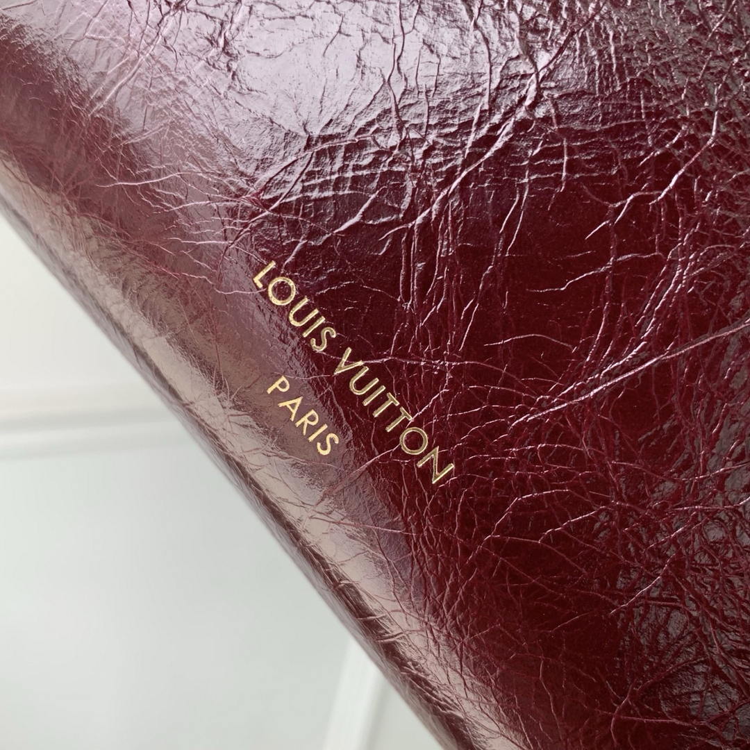 Louis Vuitton LV M26305 Side Trunk MM Bag Wine Red