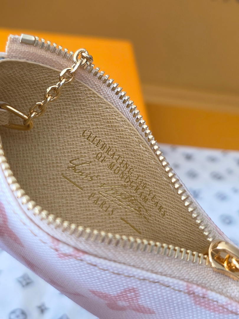 Louis Vuitton New Key Pouch LV M27673 White