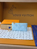 Louis Vuitton New Key Pouch LV M27674 Light Blue