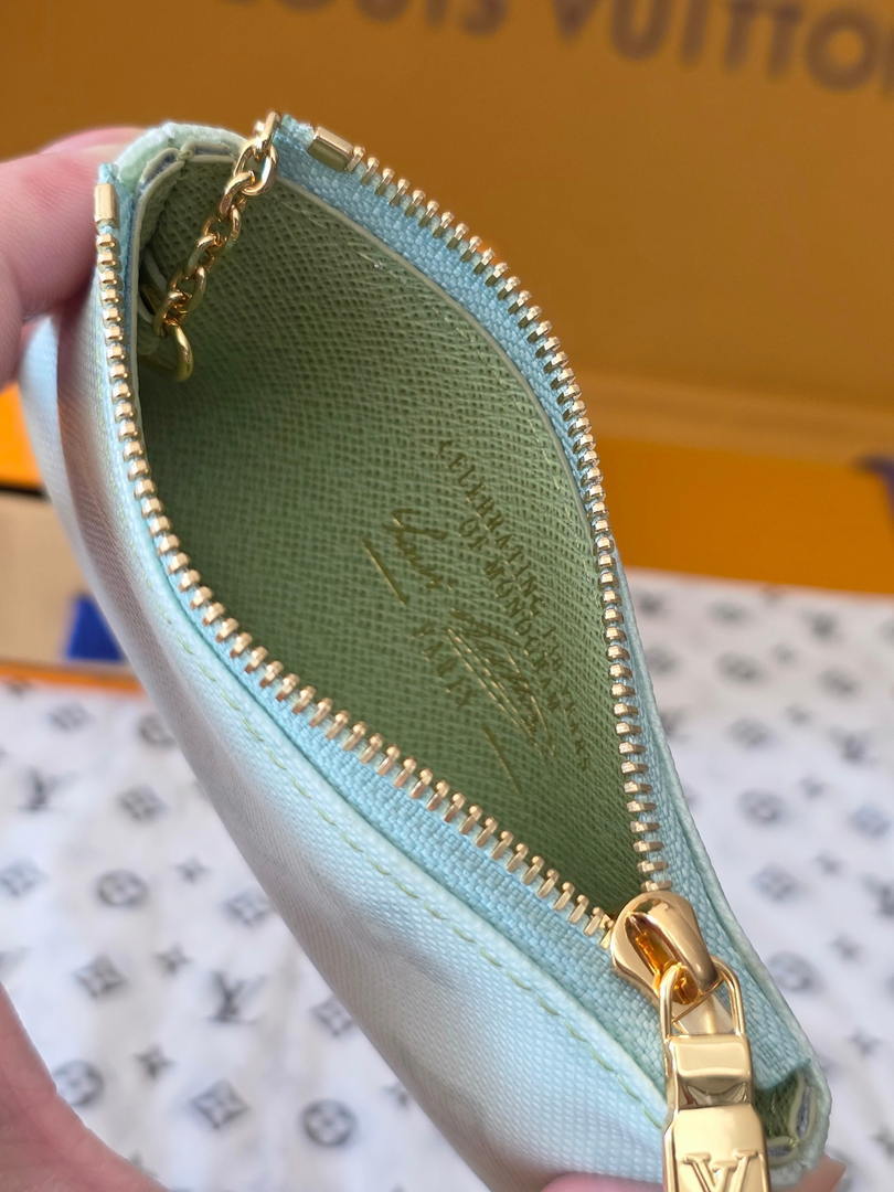 Louis Vuitton New Key Pouch LV M27672 Green - Default Title - View 8