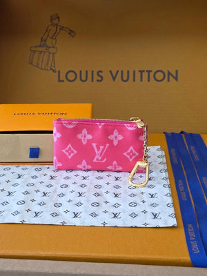 Louis Vuitton New Key Pouch LV M27673 Plum - Default Title - View 2