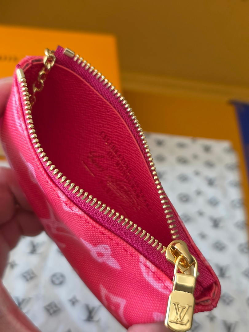 Louis Vuitton New Key Pouch LV M27673 Plum - Default Title - View 6