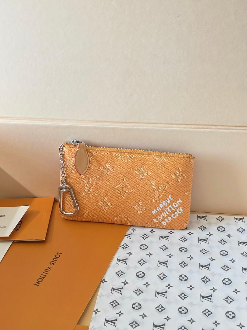 Louis Vuitton New Key Pouch S LV   M27114 Yellow