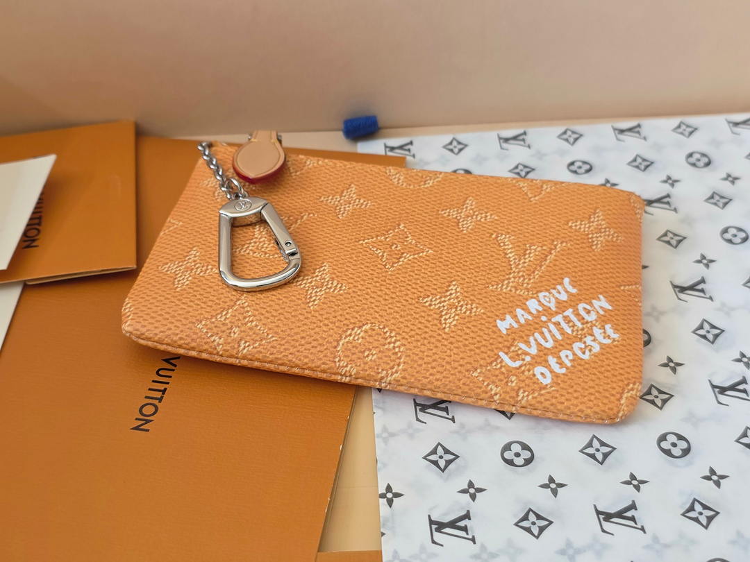 Louis Vuitton New Key Pouch S LV   M27114 Yellow