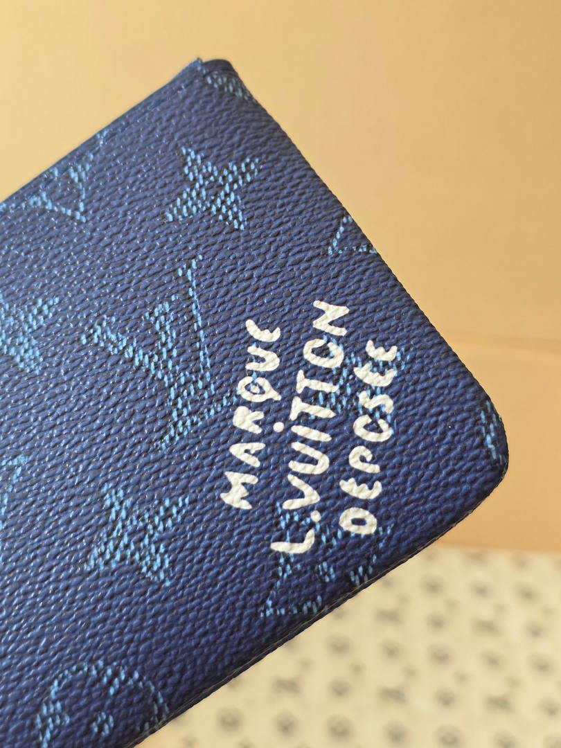 LV M27112 Louis Vuitton New Key Pouch S Blue