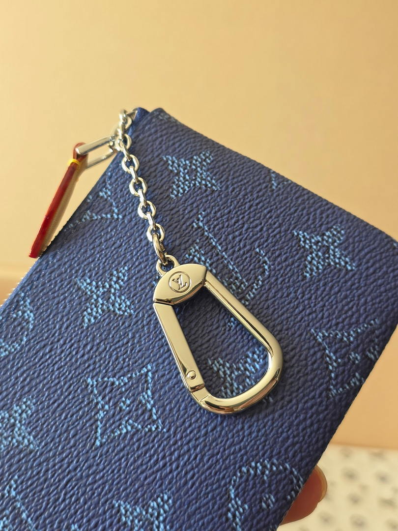LV M27112 Louis Vuitton New Key Pouch S Blue