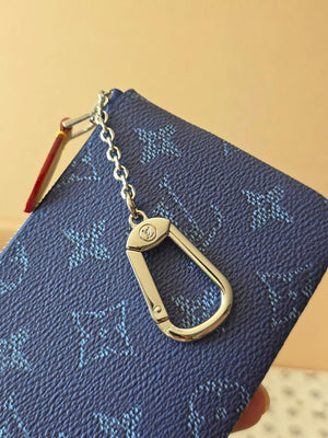 LV M27112 Louis Vuitton New Key Pouch S Blue - Default Title - View 8