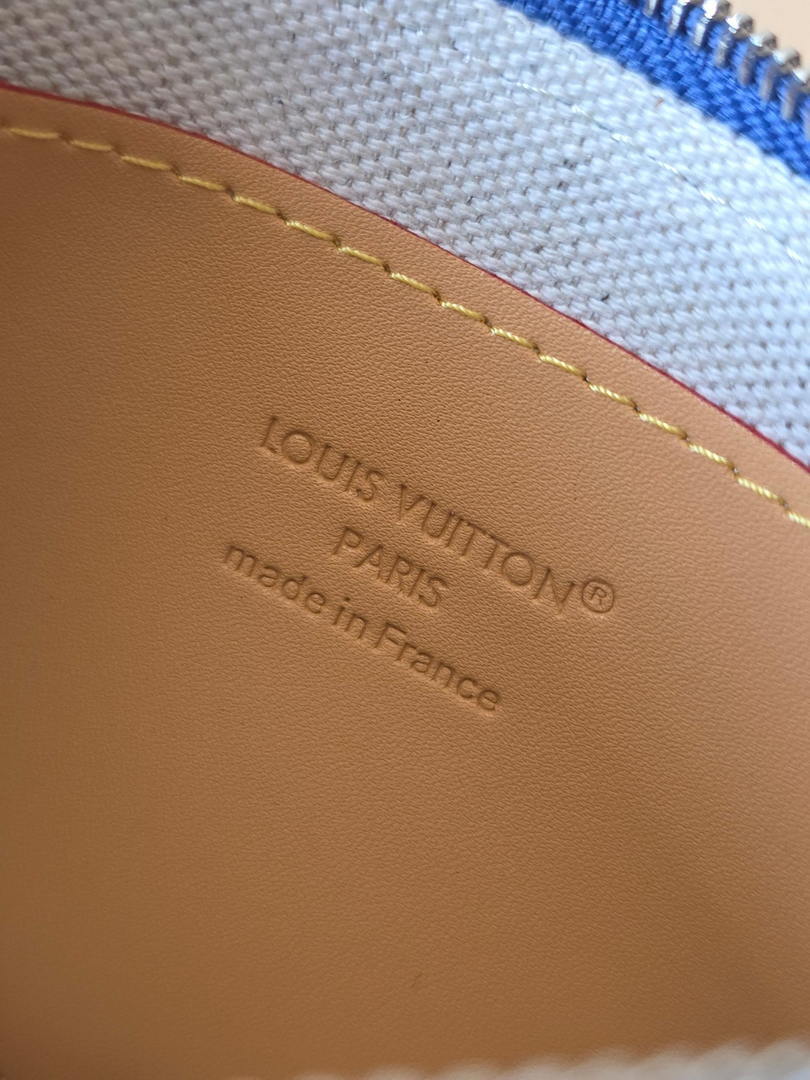 LV M27112 Louis Vuitton New Key Pouch S Blue