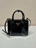 Prada 1BA906 Prada Patent leather mini-bag Black