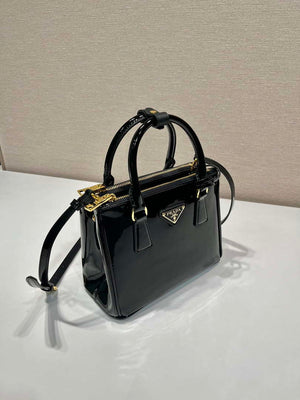 Prada 1BA906 Prada Patent leather mini-bag Black - Default Title - View 3