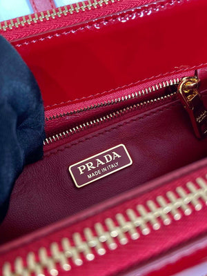 Prada 1BA906 Prada Patent leather mini-bag Red - Default Title - View 9