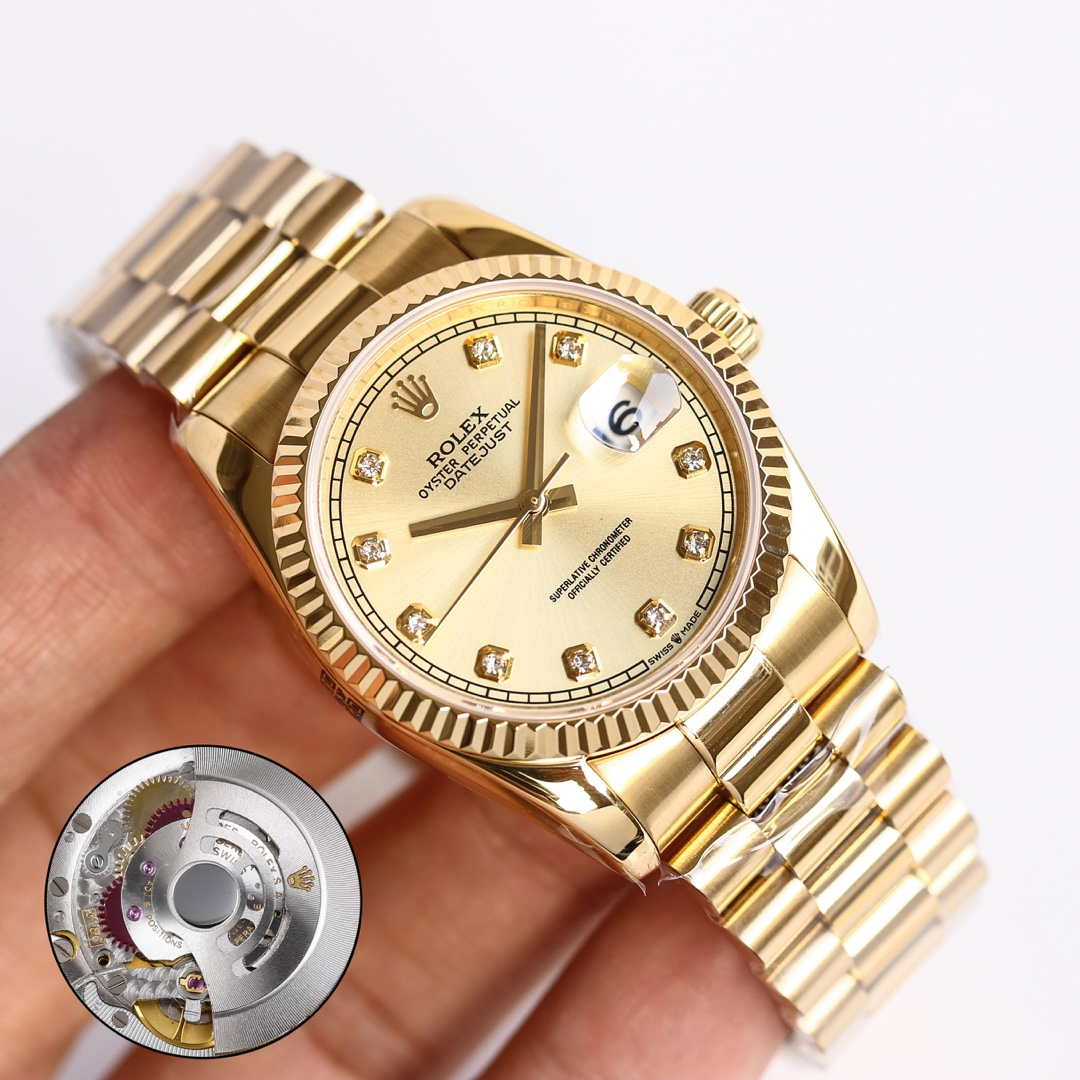 Rolex Watches Datejust Rolex Steel Watch R982003 - Default Title - View 1