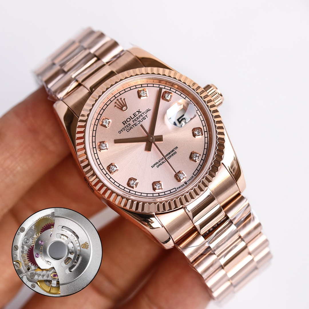 Rolex Watches Datejust Rolex Steel Watch R982005 - Default Title - View 1