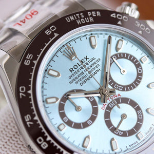 Rolex Watches M126506 Cosmograph-Daytona Oyster Ice blue 40 mm Platinum - Default Title - View 4