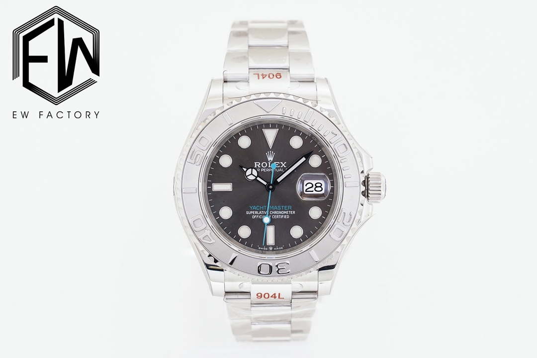 Rolex Watches M126622 Yacht Master 40MM R9821210 Platinum with an Oyster Bracelet