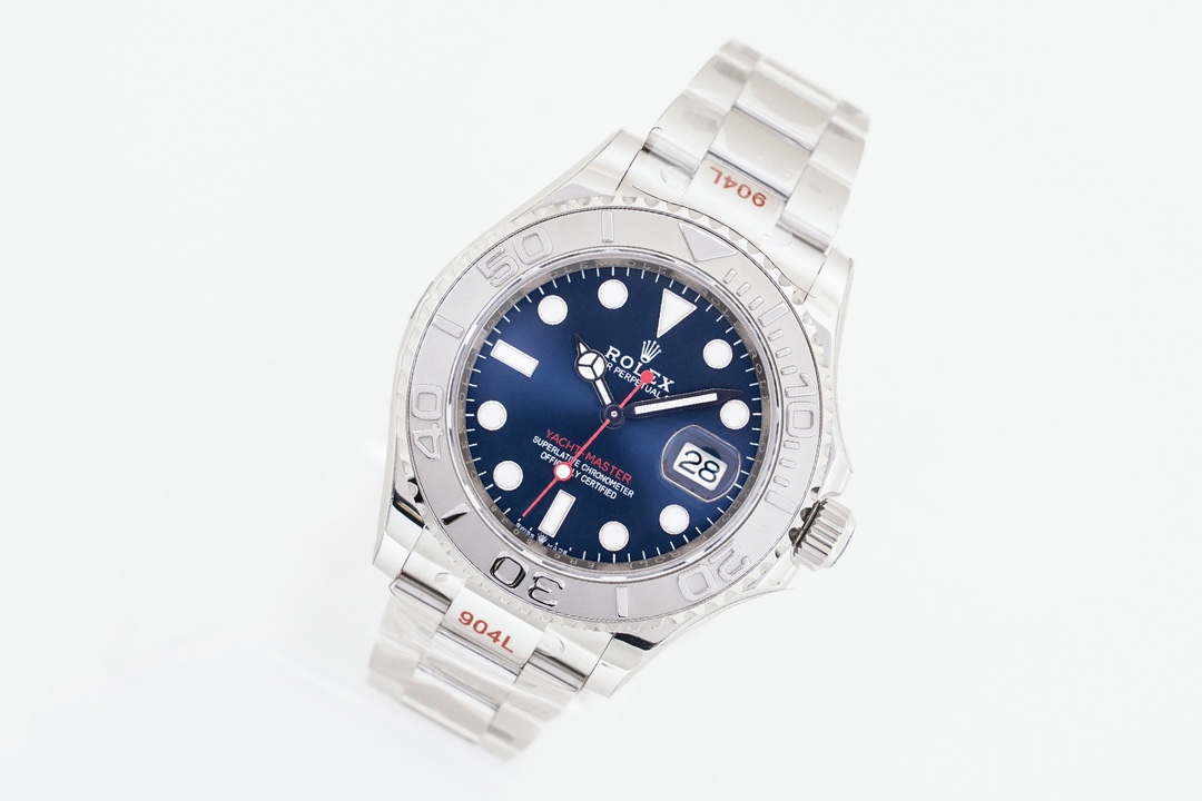 Rolex Watches M126622 Yacht Master 40MM R9821211 Platinum with an Oyster Bracelet - Default Title - View 1