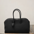 Saint Laurent YSL Sac De Jour Boston Large Nero grained leather 851687 Black Silver