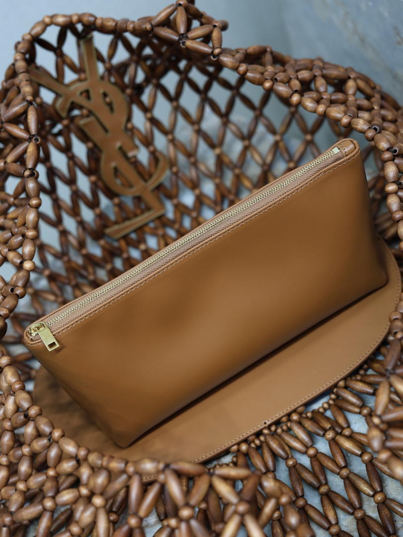 Saint Laurent YSL 698651 ICARE in in wood beads LIGHT WOOD