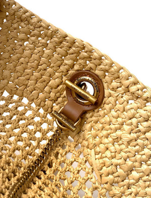 Saint Laurent YSL 698651 Icare In Raffia Maxi Shopping Bag Nature - Default Title - View 14