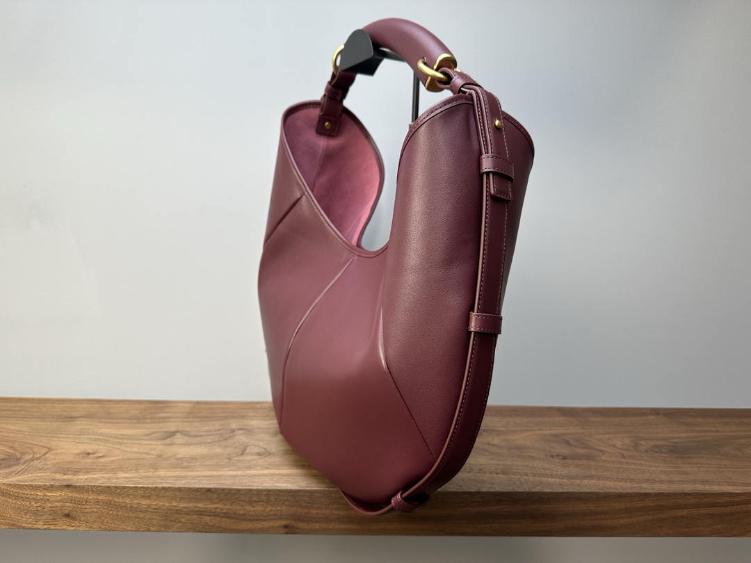 Saint Laurent YSL 851432 MOMBASA Samll in leather Wine Red
