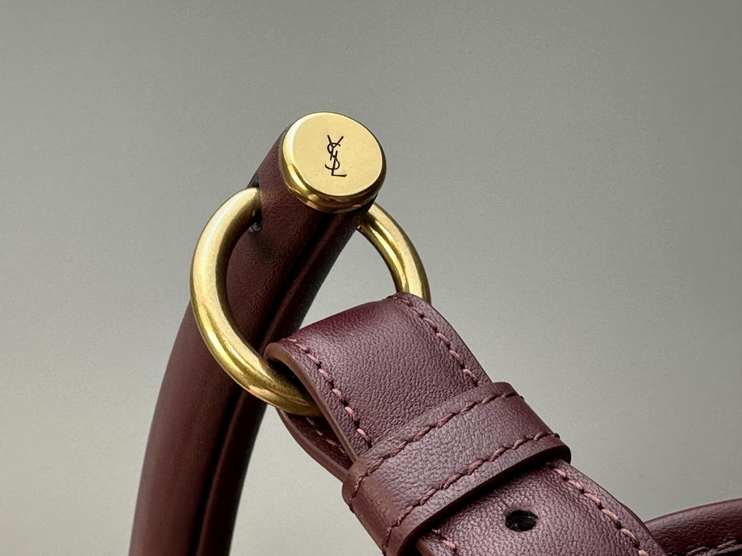 Saint Laurent YSL 851432 MOMBASA Samll in leather Wine Red