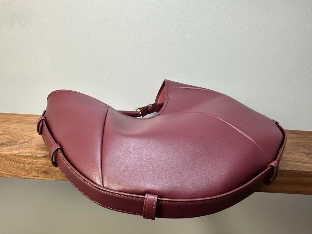 Saint Laurent YSL 851432 MOMBASA Samll in leather Wine Red