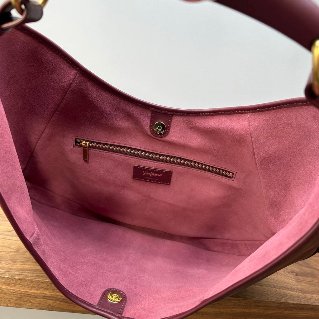 Saint Laurent YSL 851432 MOMBASA Samll in leather Wine Red