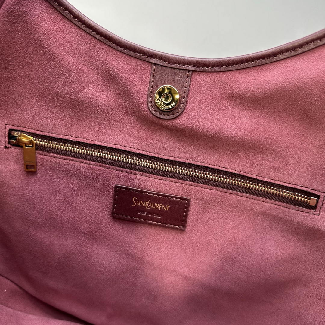 Saint Laurent YSL 851432 MOMBASA Samll in leather Wine Red
