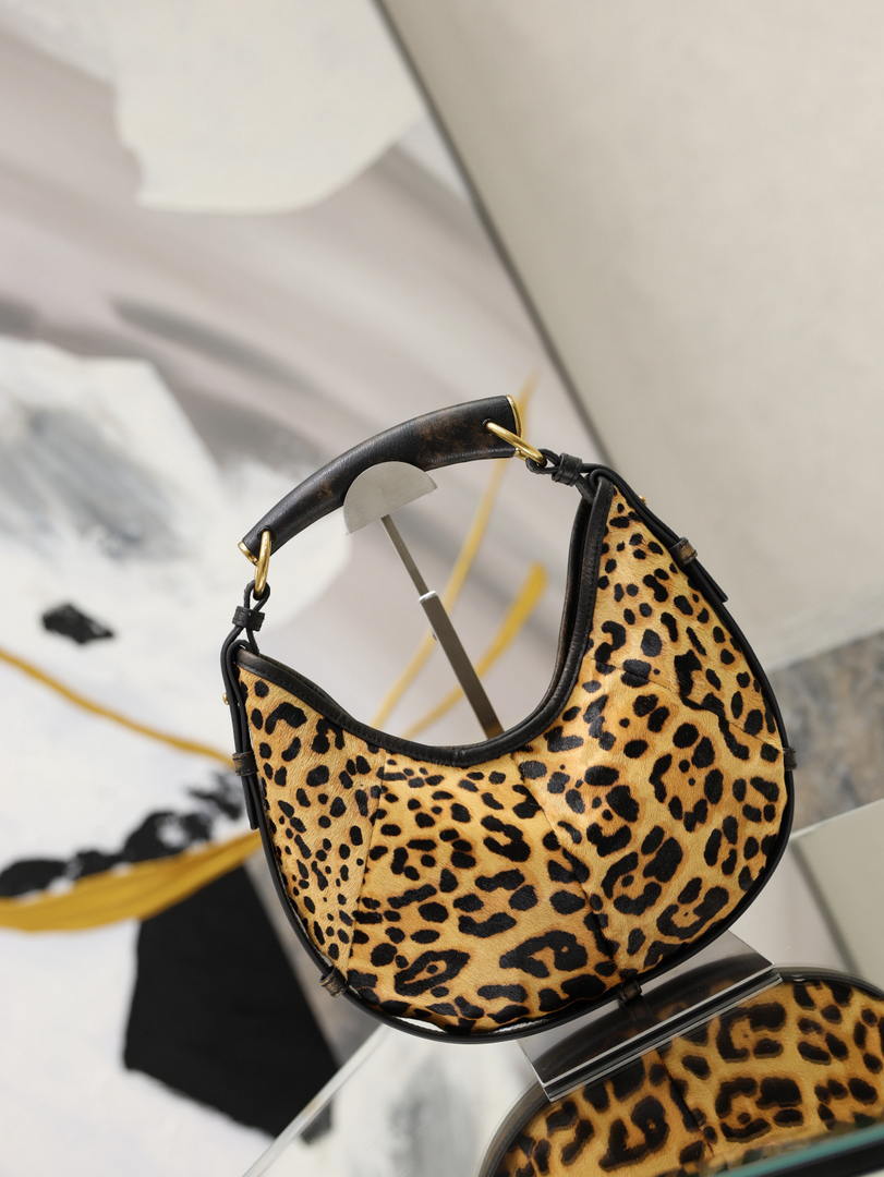 Saint Laurent YSL 851432 MOMBASA Samll in pony hair leather