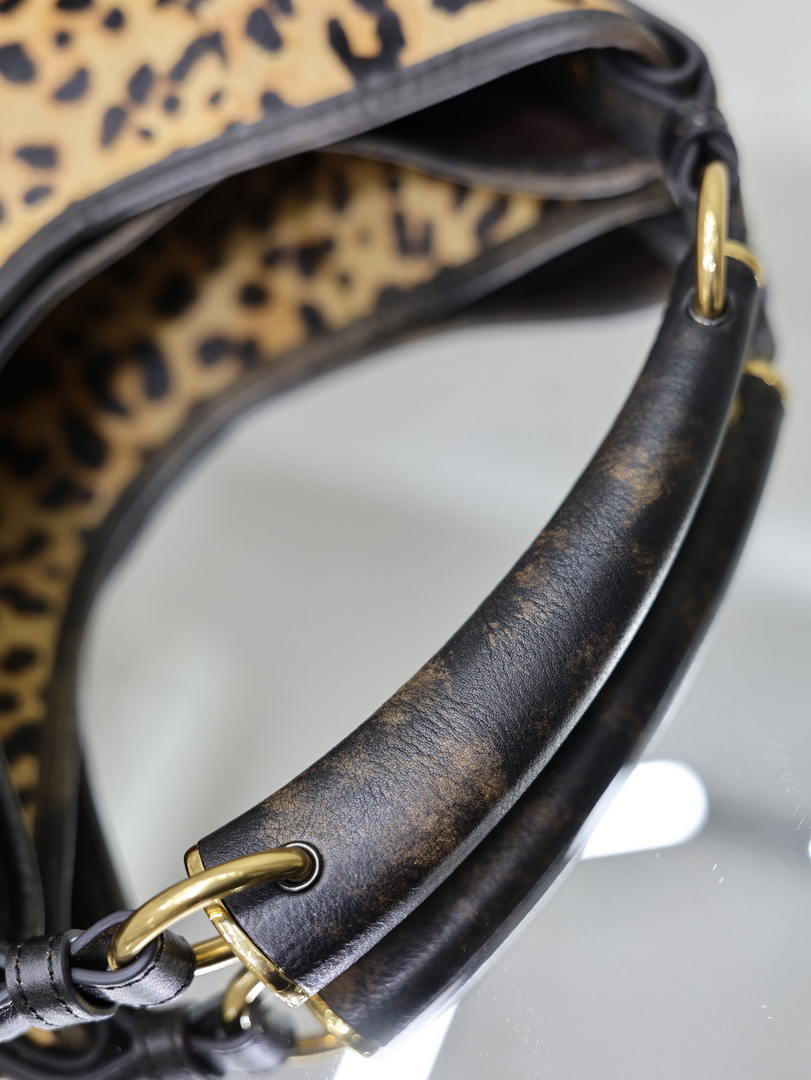 Saint Laurent YSL 851432 MOMBASA Samll in pony hair leather