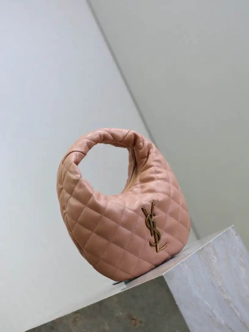 Saint Laurent YSL 851689 ICARINO in quilted nappa Pink