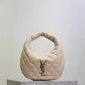 Saint Laurent YSL 851689 ICARINO in quilted nappa Apricot