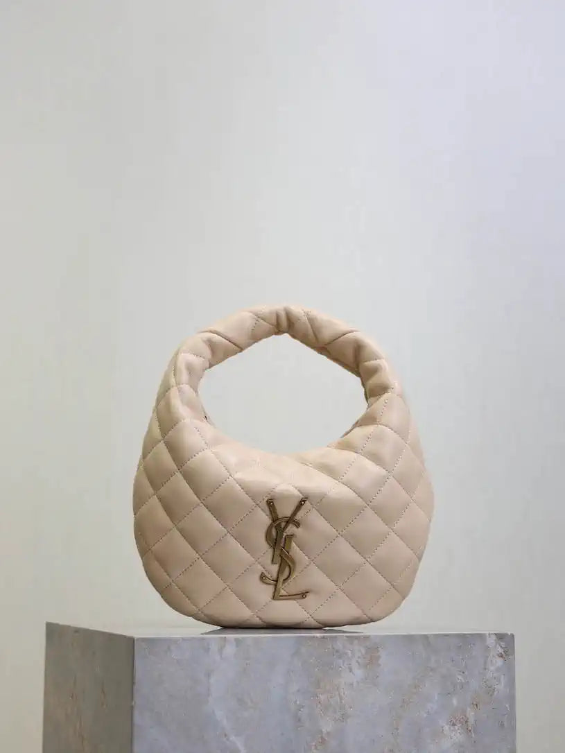Saint Laurent YSL 851689 ICARINO in quilted nappa Apricot