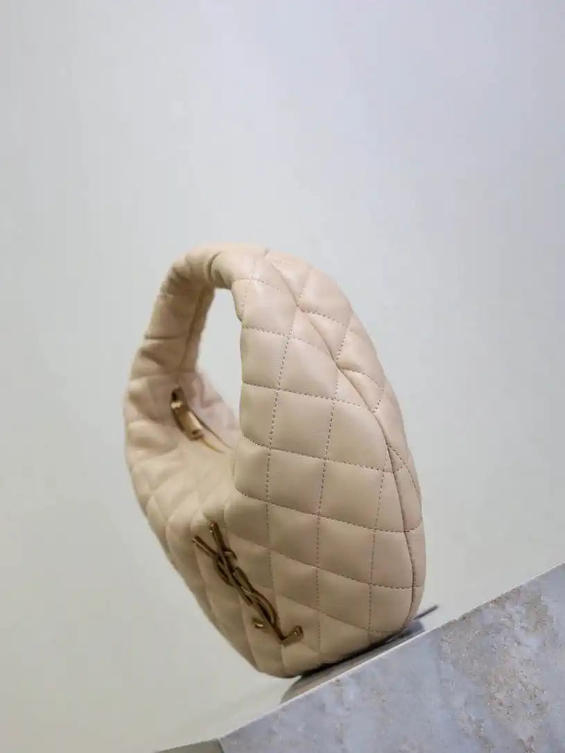 Saint Laurent YSL 851689 ICARINO in quilted nappa Apricot