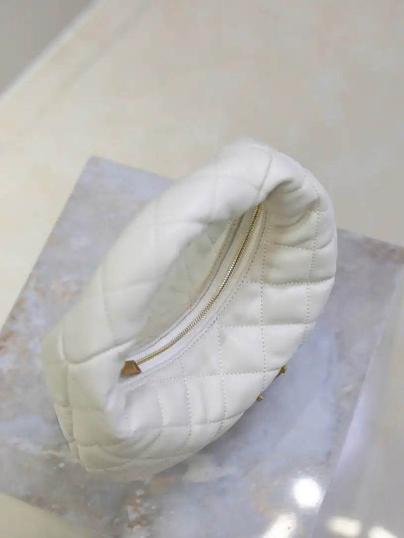 Saint Laurent YSL 851689 ICARINO in quilted nappa White